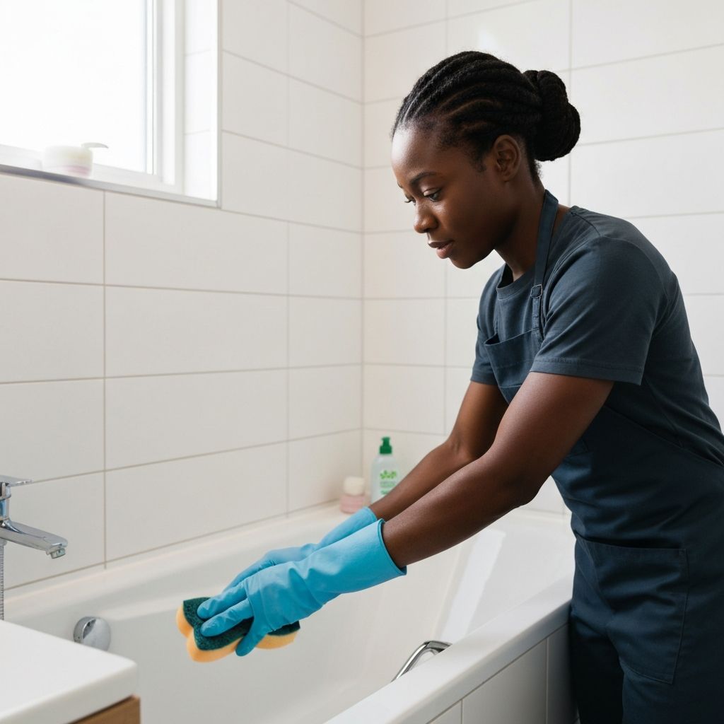Bathroom cleaning service
